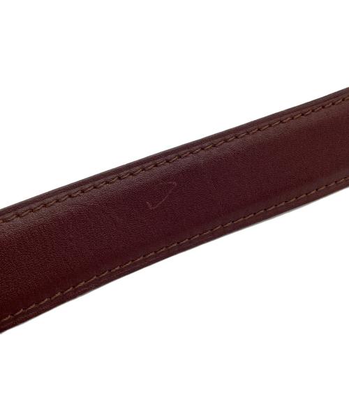 Cartier（カルティエ）Cartier (カルティエ) レザーベルト ワインレッド サイズ:−の古着・服飾アイテム