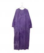 LOVE TANJANEラブタンジェイン）の古着「長袖ワンピース」｜パープル