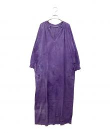 LOVE TANJANE（ラブタンジェイン）の古着「長袖ワンピース」｜パープル