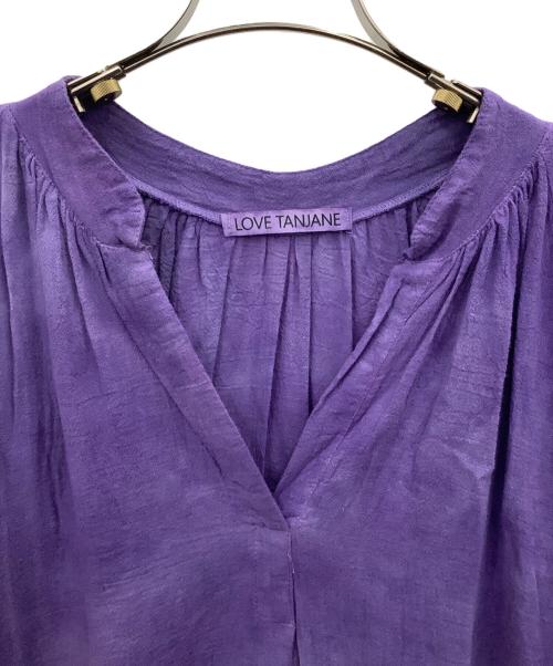 LOVE TANJANE（ラブタンジェイン）LOVE TANJANE (ラブタンジェイン) 長袖ワンピース パープル サイズ:FREEの古着・服飾アイテム