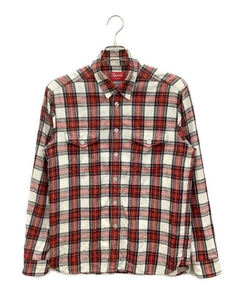 SUPREME（シュプリーム）SUPREME (シュプリーム) チェックシャツ レッド サイズ:Sの古着・服飾アイテム