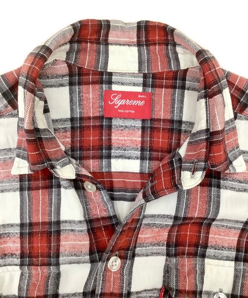 SUPREME（シュプリーム）SUPREME (シュプリーム) チェックシャツ レッド サイズ:Sの古着・服飾アイテム