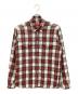SUPREME（シュプリーム）の古着「チェックシャツ」｜レッド