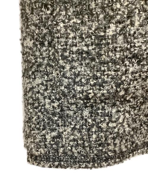 Mila Owen（ミラオーウェン）Mila Owen (ミラオーウェン) コンパクトダブルツィードジャケット グレーの古着・服飾アイテム