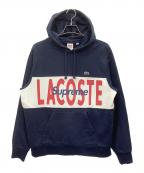 SUPREME×LACOSTEシュプリーム×ラコステ）の古着「プルオーバーパーカー」｜ネイビー