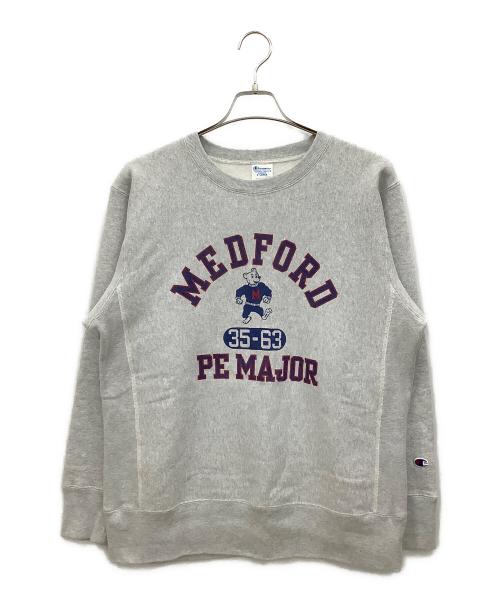 Champion REVERSE WEAVE（チャンピオン リバース ウィーブ）Champion REVERSE WEAVE (チャンピオン リバース ウィーブ) 裏起毛スウェット グレー サイズ:XLの古着・服飾アイテム