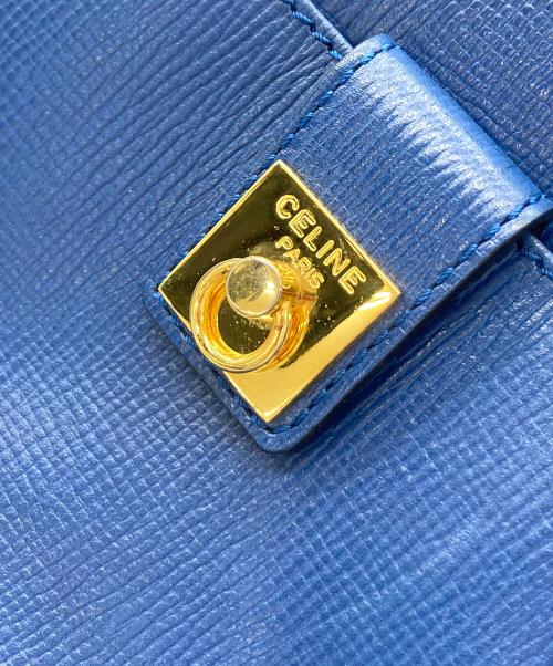 CELINE（セリーヌ）CELINE (セリーヌ) ショルダーバッグ ブルーの古着・服飾アイテム