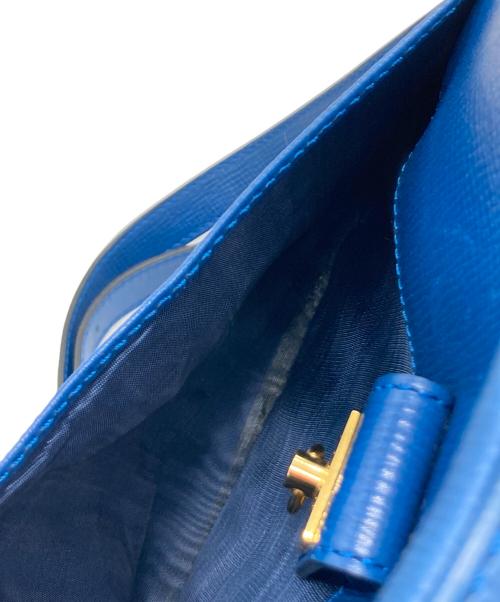 CELINE（セリーヌ）CELINE (セリーヌ) ショルダーバッグ ブルーの古着・服飾アイテム