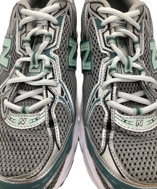 NEW BALANCE（ニューバランス）NEW BALANCE (ニューバランス) ランニングシューズ グレー×グリーン サイズ:27.5の古着・服飾アイテム