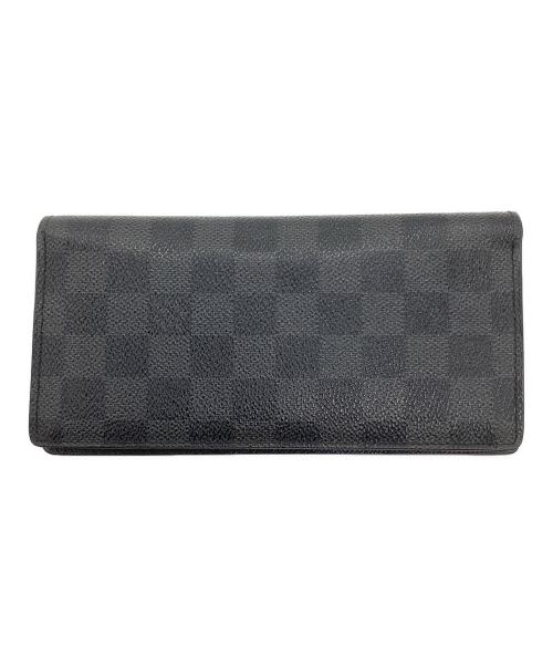 LOUIS VUITTON（ルイ ヴィトン）LOUIS VUITTON (ルイ ヴィトン) 長財布/ ポルトフォイユ・ブラザ  ブラック サイズ:−の古着・服飾アイテム