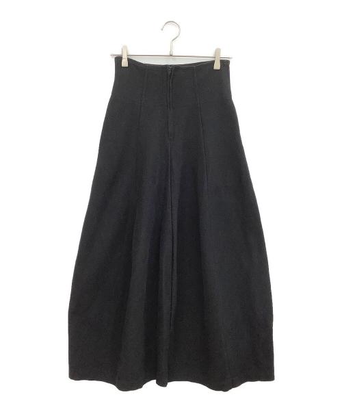 SANA（サナ）SANA (サナ) ジャージー生地バルーンシルエットスカート ネイビー サイズ:Fの古着・服飾アイテム