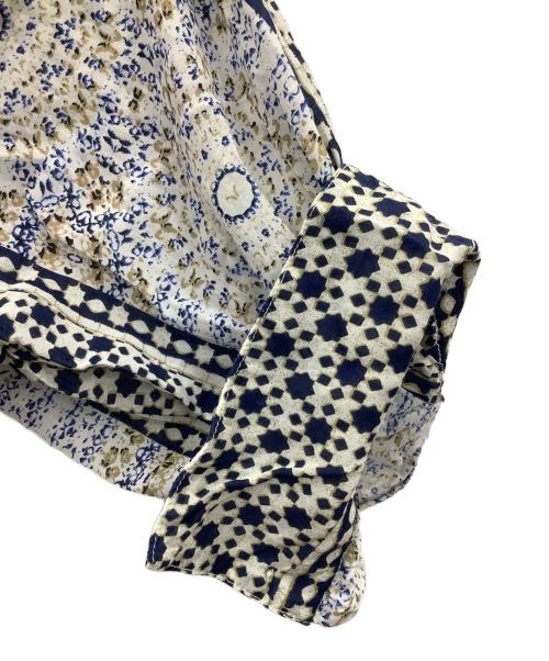 JOURNAL STANDARD（ジャーナルスタンダード）JOURNAL STANDARD (ジャーナルスタンダード) 半袖ワンピース ブルー×ホワイト サイズ:−の古着・服飾アイテム