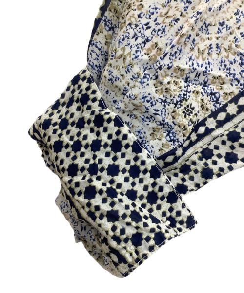 JOURNAL STANDARD（ジャーナルスタンダード）JOURNAL STANDARD (ジャーナルスタンダード) 半袖ワンピース ブルー×ホワイト サイズ:−の古着・服飾アイテム