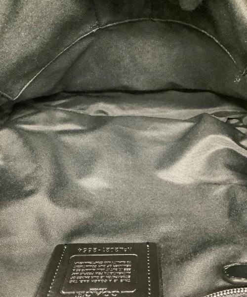 COACH（コーチ）COACH (コーチ) レザーリュック ブラック サイズ:−の古着・服飾アイテム