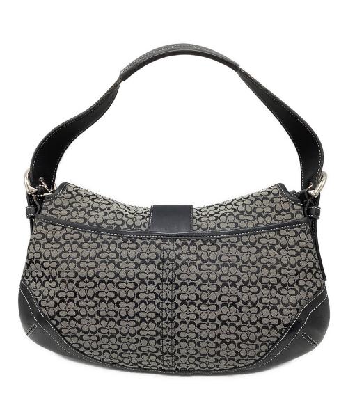 COACH（コーチ）COACH (コーチ) ワンショルダーバッグ ブラック×グレー サイズ:−の古着・服飾アイテム