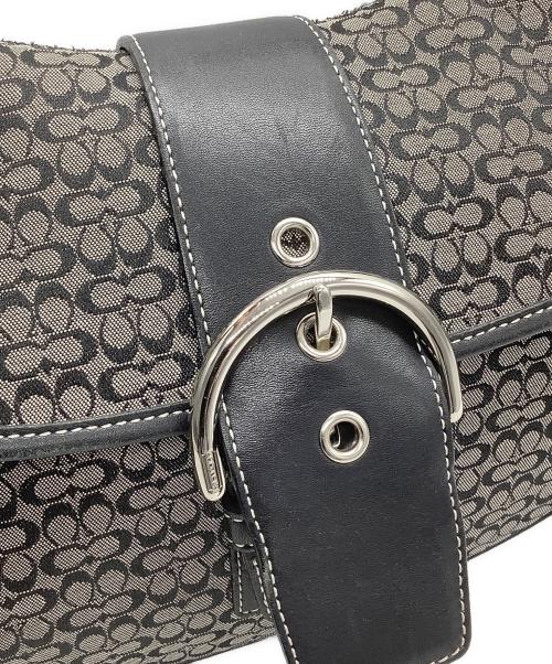 COACH（コーチ）COACH (コーチ) ワンショルダーバッグ ブラック×グレー サイズ:−の古着・服飾アイテム