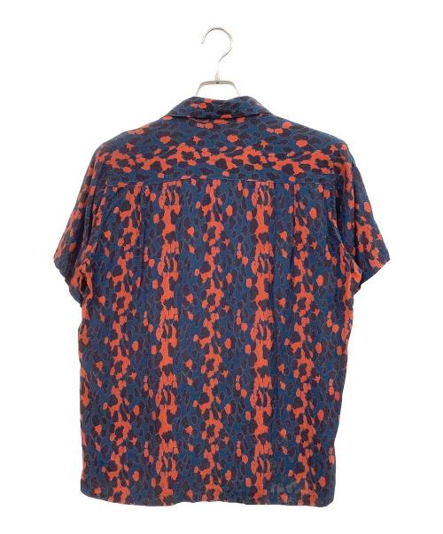 WACKO MARIA（ワコマリア）WACKO MARIA (ワコマリア) 半袖シャツ ネイビー×レッド サイズ:Mの古着・服飾アイテム