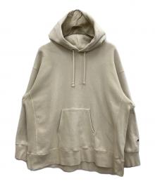 Champion REVERSE WEAVE（チャンピオン リバース ウィーブ）の古着「パーカー」｜ベージュ