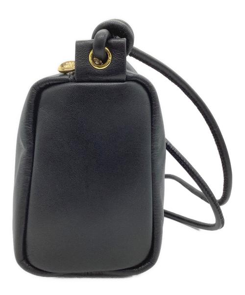 サマンサタバサ PETIT CHOICE（サマンサタバサプチチョイス）サマンサタバサ PETIT CHOICE (サマンサタバサプチチョイス) ゴートレザーシンプルバッグ ブラック サイズ:−の古着・服飾アイテム