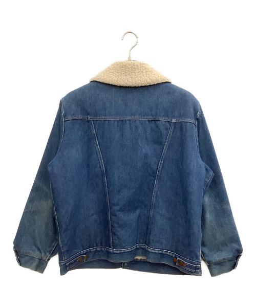 Wrangler（ラングラー）Wrangler (ラングラー) ボアランチコート ブルー×ホワイト サイズ:Lの古着・服飾アイテム