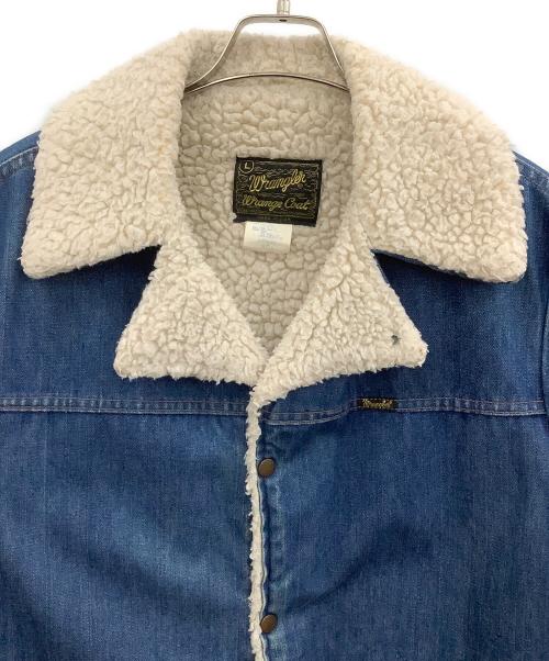 Wrangler（ラングラー）Wrangler (ラングラー) ボアランチコート ブルー×ホワイト サイズ:Lの古着・服飾アイテム