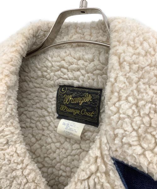 Wrangler（ラングラー）Wrangler (ラングラー) ボアランチコート ブルー×ホワイト サイズ:Lの古着・服飾アイテム