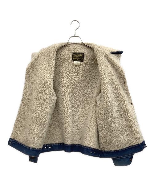 Wrangler（ラングラー）Wrangler (ラングラー) ボアランチコート ブルー×ホワイト サイズ:Lの古着・服飾アイテム