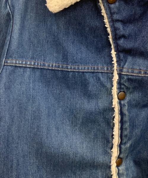 Wrangler（ラングラー）Wrangler (ラングラー) ボアランチコート ブルー×ホワイト サイズ:Lの古着・服飾アイテム