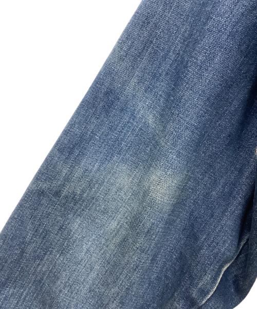 Wrangler（ラングラー）Wrangler (ラングラー) ボアランチコート ブルー×ホワイト サイズ:Lの古着・服飾アイテム