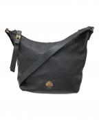 Kate Spadeケイトスペード）の古着「レザーワンショルダーバッグ」｜ブラック