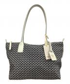 ROBERTA PIERIロベルタピエリ）の古着「トートバッグ」｜ホワイト×ブラック