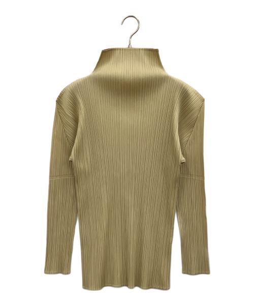 PLEATS PLEASE（プリーツプリーズ）PLEATS PLEASE (プリーツプリーズ) 長袖カットソー ベージュ サイズ:3の古着・服飾アイテム