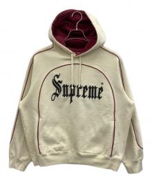 SUPREME（シュプリーム）の古着「Curve Piping Hooded Sweatshirt」｜アイボリー