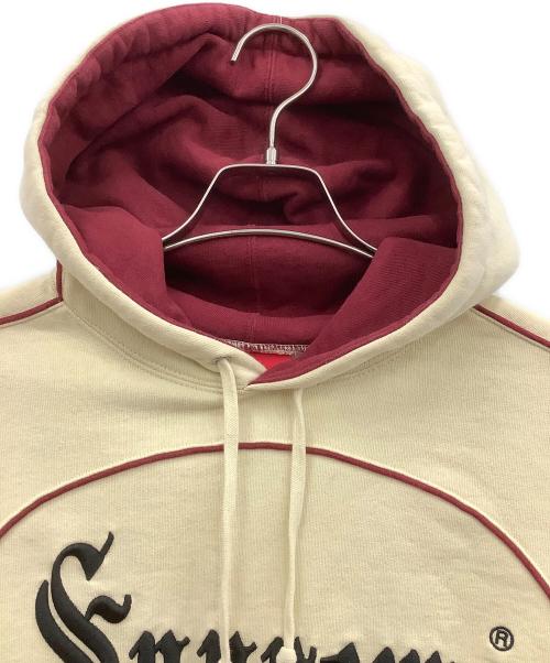SUPREME（シュプリーム）SUPREME (シュプリーム) Curve Piping Hooded Sweatshirt アイボリー サイズ:Sの古着・服飾アイテム