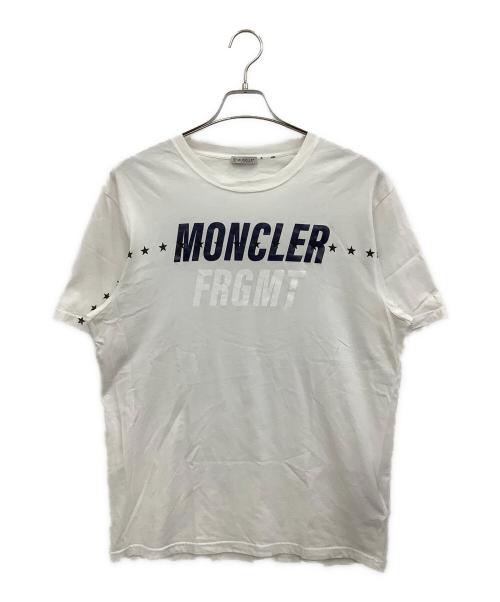 MONCLER（モンクレール）MONCLER (モンクレール) FRAGMENT DESIGN (フラグメントデザイン) 半袖カットソー ホワイト サイズ:Mの古着・服飾アイテム
