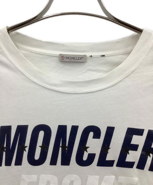 MONCLER（モンクレール）MONCLER (モンクレール) FRAGMENT DESIGN (フラグメントデザイン) 半袖カットソー ホワイト サイズ:Mの古着・服飾アイテム