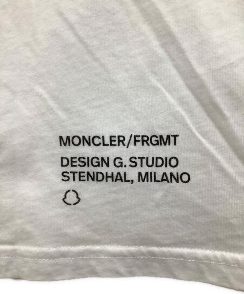 MONCLER（モンクレール）MONCLER (モンクレール) FRAGMENT DESIGN (フラグメントデザイン) 半袖カットソー ホワイト サイズ:Mの古着・服飾アイテム