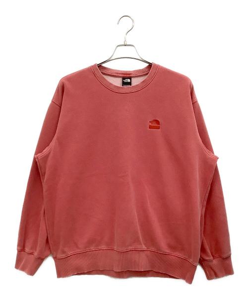 THE NORTH FACE（ザ ノース フェイス）THE NORTH FACE (ザ ノース フェイス) SUPREME (シュプリーム) 21SS Pigment Crewneck ピンク サイズ:Lの古着・服飾アイテム