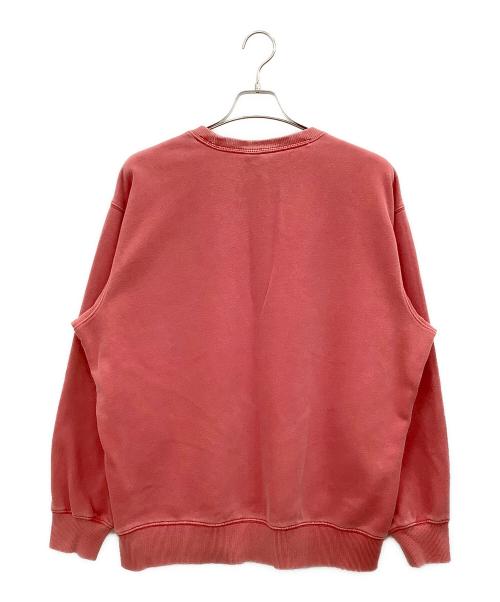 THE NORTH FACE（ザ ノース フェイス）THE NORTH FACE (ザ ノース フェイス) SUPREME (シュプリーム) 21SS Pigment Crewneck ピンク サイズ:Lの古着・服飾アイテム