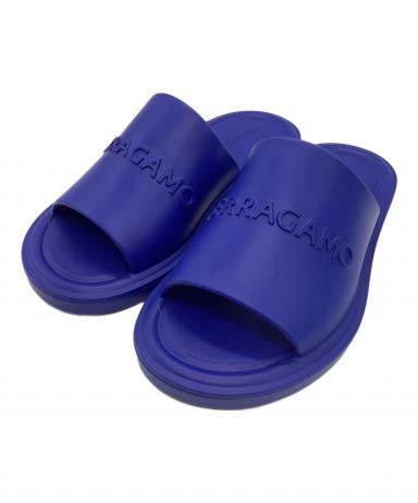 フェラガモ　サンダル　ミュール7B未使用 中古・古着通販】Ferragamo (フェラガモ) サンダル ブルー サイズ:5