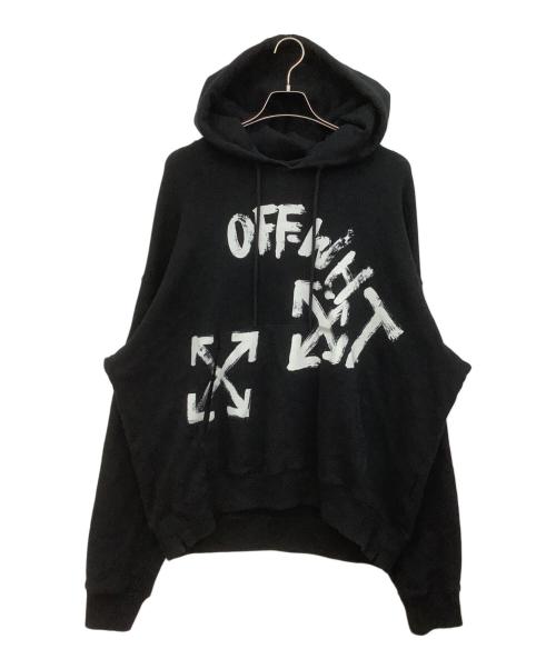 OFFWHITE（オフホワイト）OFFWHITE (オフホワイト) SCRIPT HOODIE BLACK ブラック サイズ:XLの古着・服飾アイテム