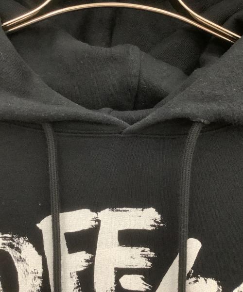 OFFWHITE（オフホワイト）OFFWHITE (オフホワイト) SCRIPT HOODIE BLACK ブラック サイズ:XLの古着・服飾アイテム