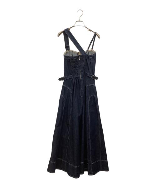 CASA FLINE（カーサフライン）CASA FLINE (カーサフライン) ノースリーブ・キャミソールワンピース インディゴ サイズ:Fの古着・服飾アイテム