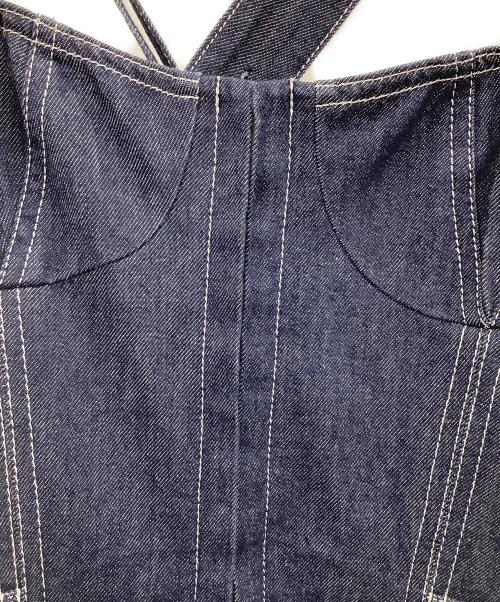 CASA FLINE（カーサフライン）CASA FLINE (カーサフライン) ノースリーブ・キャミソールワンピース インディゴ サイズ:Fの古着・服飾アイテム