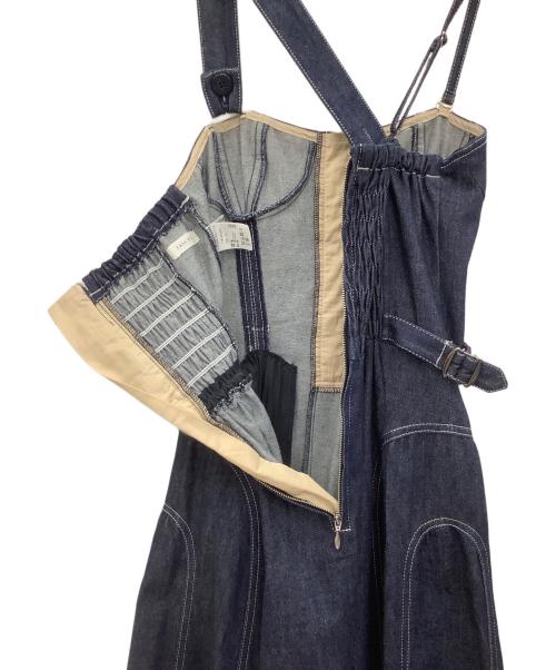 CASA FLINE（カーサフライン）CASA FLINE (カーサフライン) ノースリーブ・キャミソールワンピース インディゴ サイズ:Fの古着・服飾アイテム