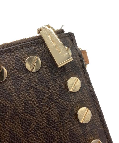 MICHAEL KORS（マイケルコース）MICHAEL KORS (マイケル・コース) 2つ折り財布 ブラウンの古着・服飾アイテム