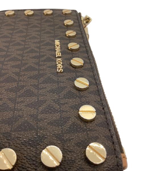 MICHAEL KORS（マイケルコース）MICHAEL KORS (マイケル・コース) 2つ折り財布 ブラウンの古着・服飾アイテム