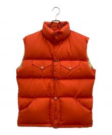 THE NORTH FACE（ザ ノース フェイス）の古着「ダウンベスト」｜オレンジ