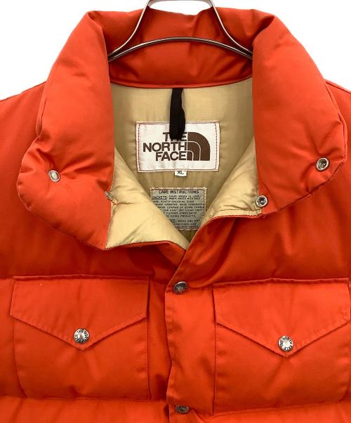 THE NORTH FACE（ザ ノース フェイス）THE NORTH FACE (ザ ノース フェイス) ダウンベスト オレンジ サイズ:XLの古着・服飾アイテム