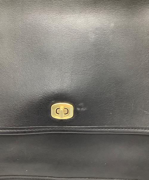 COACH（コーチ）COACH (コーチ) レザーハンドバッグ ブラック サイズ:−の古着・服飾アイテム